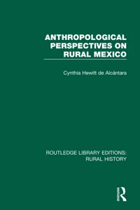 Anthropological Perspectives on Rural Mexico_cover