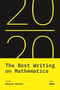 The Best Writing on Mathematics 2020_cover