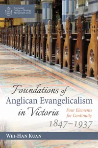 Foundations of Anglican Evangelicalism in Victoria_cover