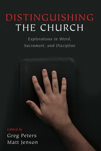 Distinguishing the Church_cover