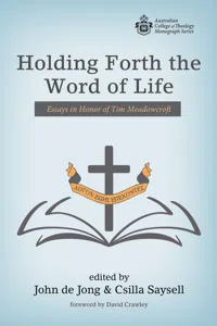 Holding Forth the Word of Life_cover