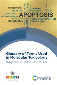 Glossary of Terms Used in Molecular Toxicology_cover