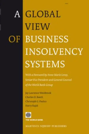 A Global View of Business Insolvency Systems