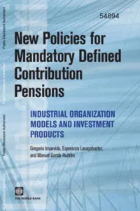 New Policies for Mandatory Defined Contribution Pensions_cover