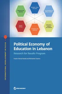 Political Economy of Education in Lebanon_cover