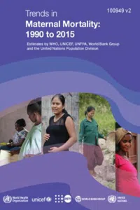 Trends in Maternal Mortality_cover