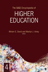 The SAGE Encyclopedia of Higher Education_cover