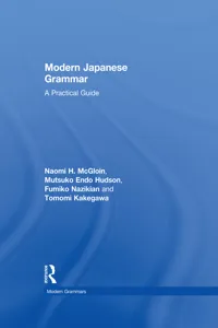 Modern Japanese Grammar_cover