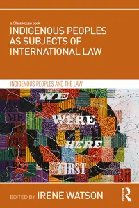 Indigenous Peoples as Subjects of International Law_cover