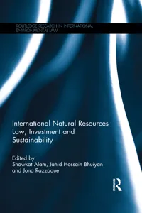 International Natural Resources Law, Investment and Sustainability_cover