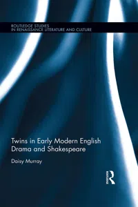 Twins in Early Modern English Drama and Shakespeare_cover