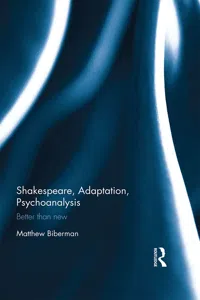 Shakespeare, Adaptation, Psychoanalysis_cover