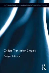 Critical Translation Studies_cover