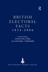 British Electoral Facts 1832-2006_cover