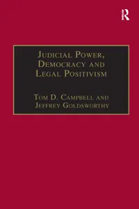 Judicial Power, Democracy and Legal Positivism_cover