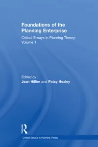 Foundations of the Planning Enterprise_cover