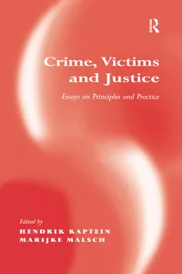 Crime, Victims and Justice_cover