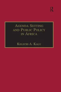 Agenda Setting and Public Policy in Africa_cover