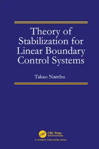 Theory of Stabilization for Linear Boundary Control Systems_cover