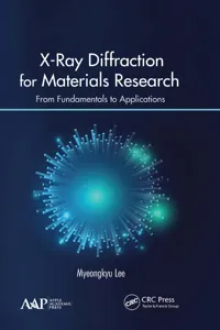 X-Ray Diffraction for Materials Research_cover