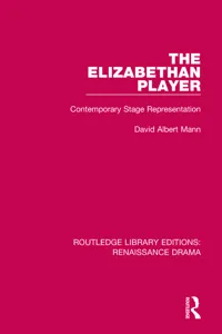 The Elizabethan Player_cover