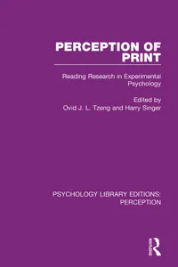 Perception of Print_cover