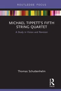 Michael Tippett’s Fifth String Quartet_cover