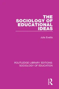 The Sociology of Educational Ideas_cover