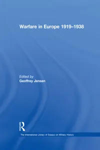 Warfare in Europe 1919–1938_cover