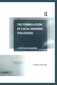 The Formulation of Local Housing Strategies_cover