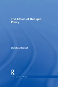 The Ethics of Refugee Policy_cover