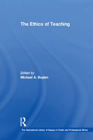 The Ethics of Teaching