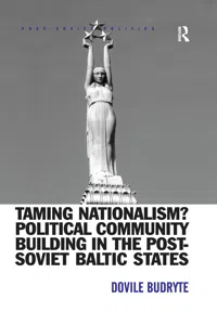 Taming Nationalism? Political Community Building in the Post-Soviet Baltic States_cover