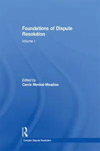 Foundations of Dispute Resolution_cover