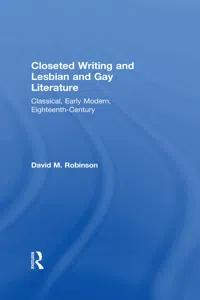 Closeted Writing and Lesbian and Gay Literature_cover