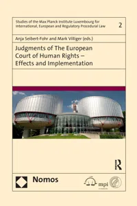 Judgments of the European Court of Human Rights - Effects and Implementation_cover