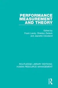 Performance Measurement and Theory_cover