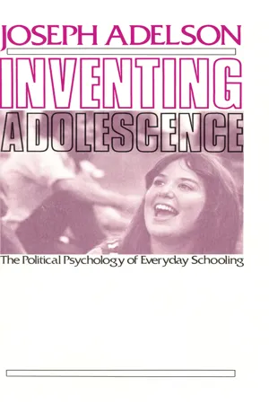 Inventing Adolescence