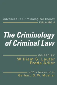 The Criminology of Criminal Law_cover