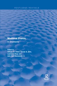 Routledge Revivals: Medieval France_cover