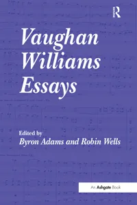 Vaughan Williams Essays_cover