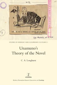 Unamuno's Theory of the Novel_cover