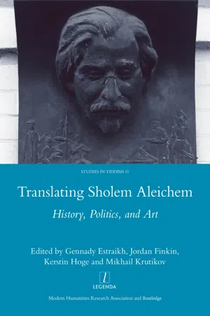 Translating Sholem Aleichem