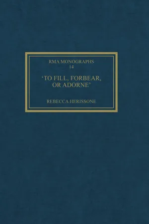 'To fill, forbear, or adorne'