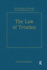 The Law of Treaties_cover