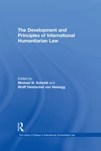 The Development and Principles of International Humanitarian Law_cover