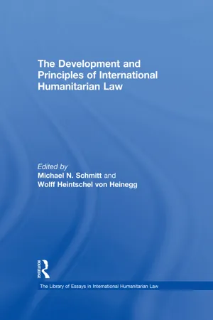 The Development and Principles of International Humanitarian Law