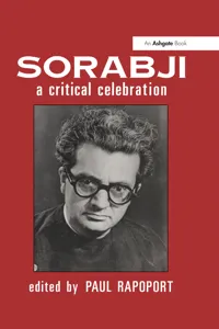 Sorabji: A Critical Celebration_cover