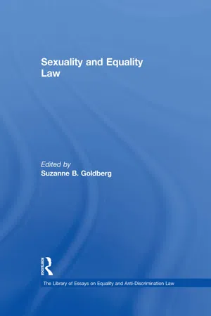 Sexuality and Equality Law