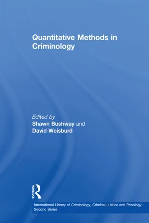 Quantitative Methods in Criminology